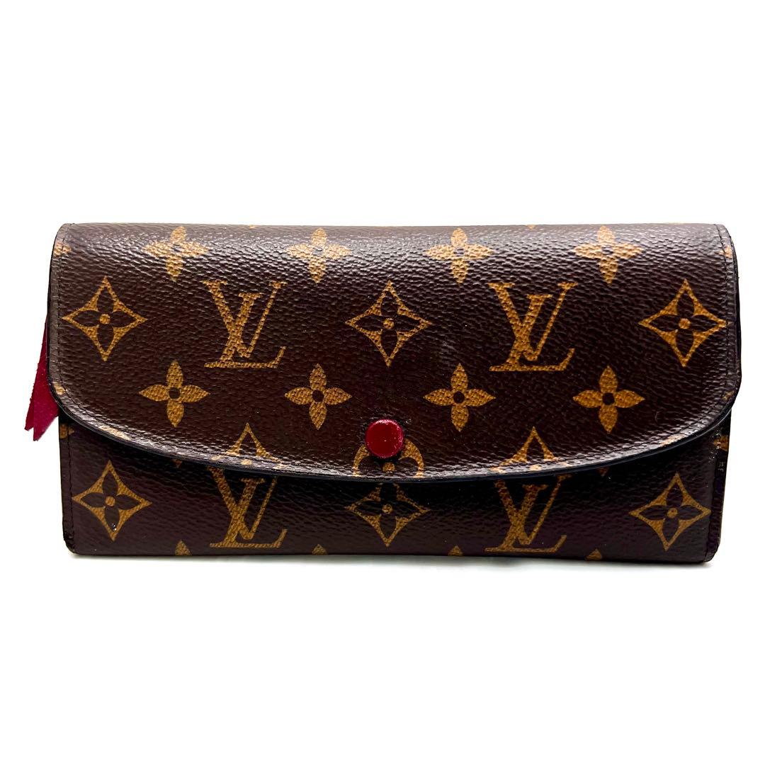 ルイヴィトン モノグラム ポルトフォイユ エミリー 後期型 フューシャ