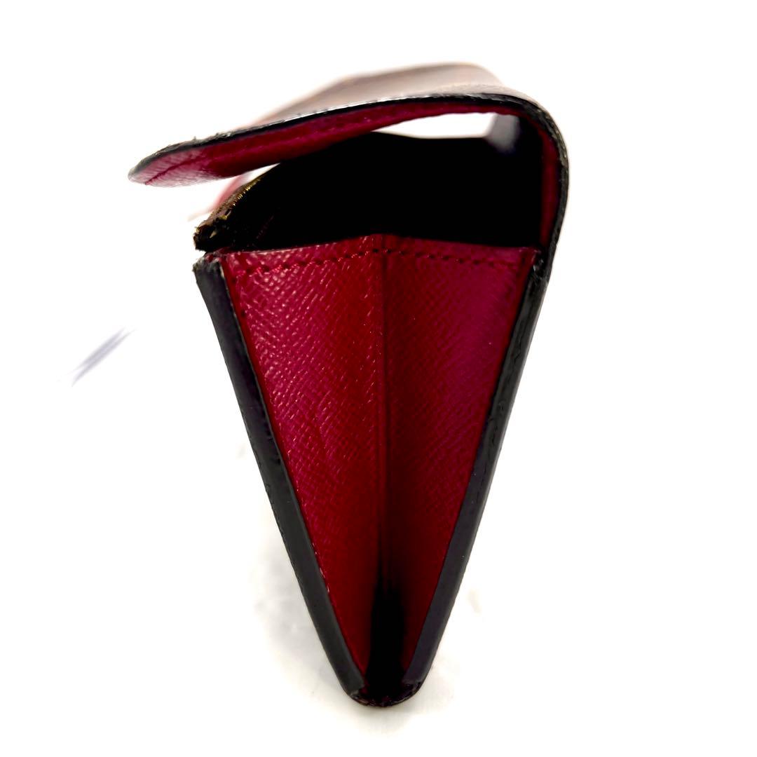 ルイヴィトン モノグラム ポルトフォイユ エミリー 後期型 フューシャ