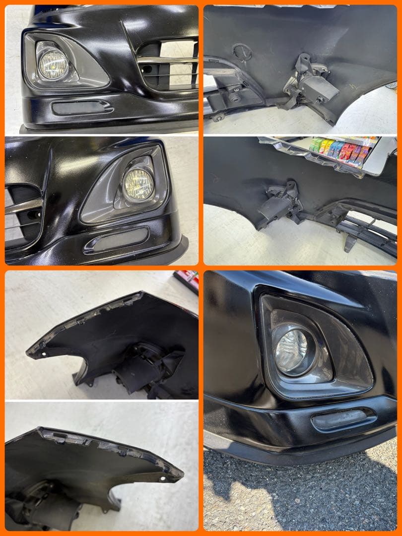 ※はるー※ フロントバンパー 黒 エスティマ50中期