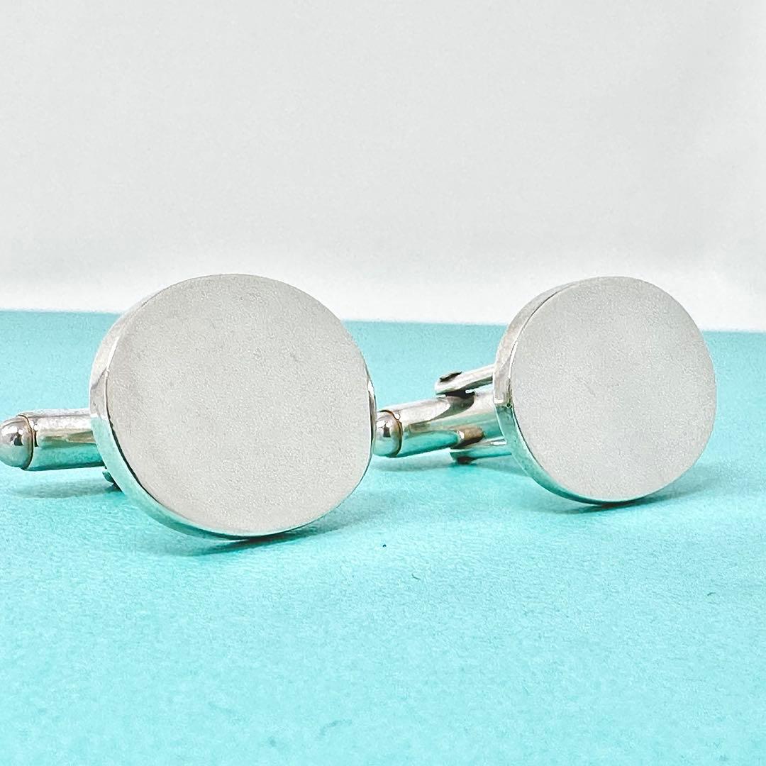 Tiffany オーバル　楕円　シルバー　カフス　Ag925 カフリンクス