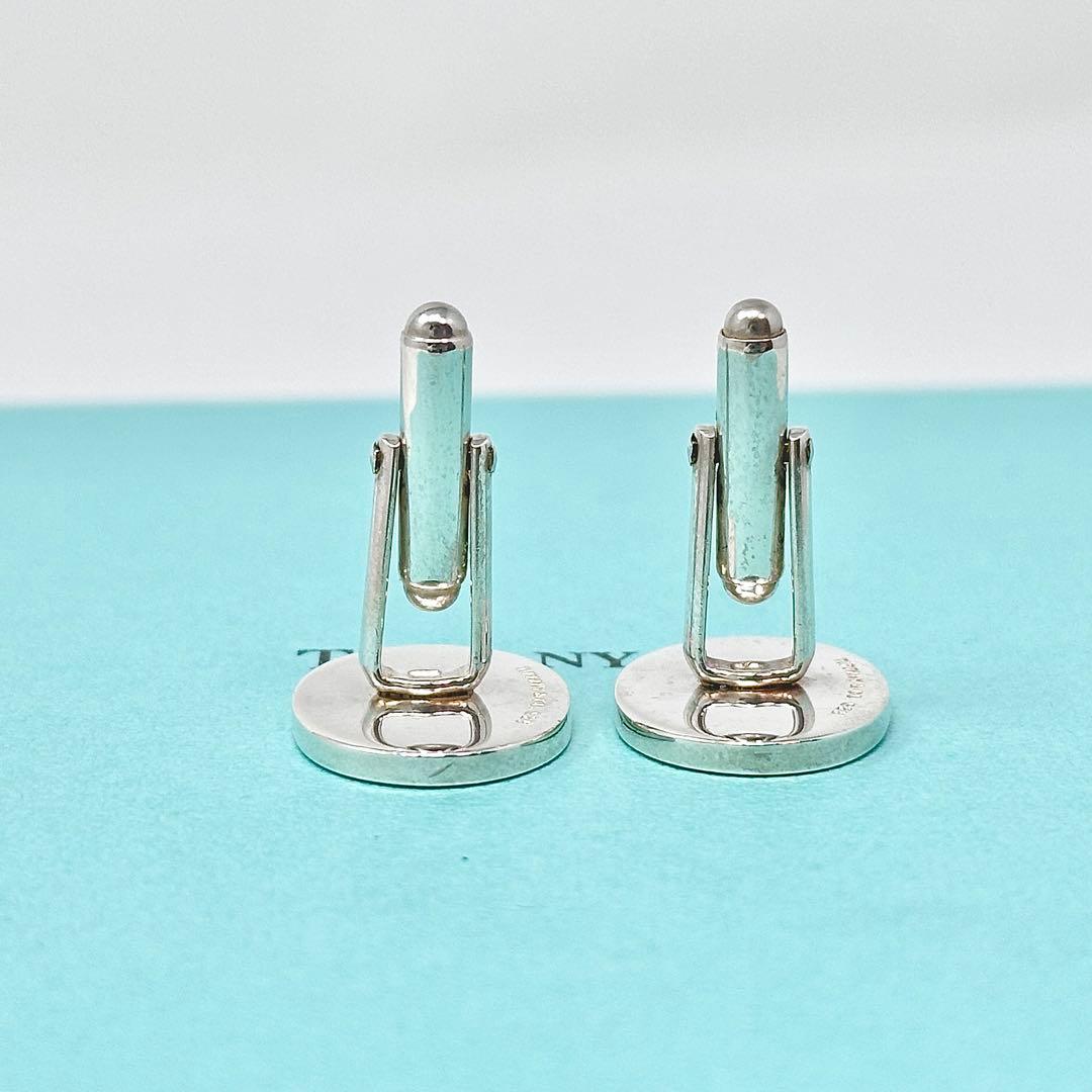 Tiffany オーバル　楕円　シルバー　カフス　Ag925 カフリンクス