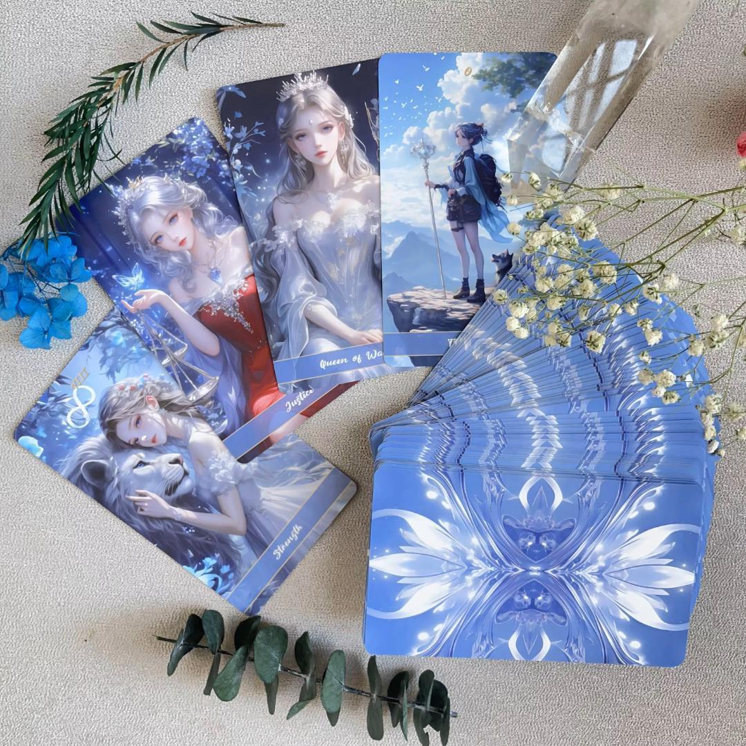 【正規品タロットカード】入手困難な海外デッキ✨クリスタルの愛のタロットカード