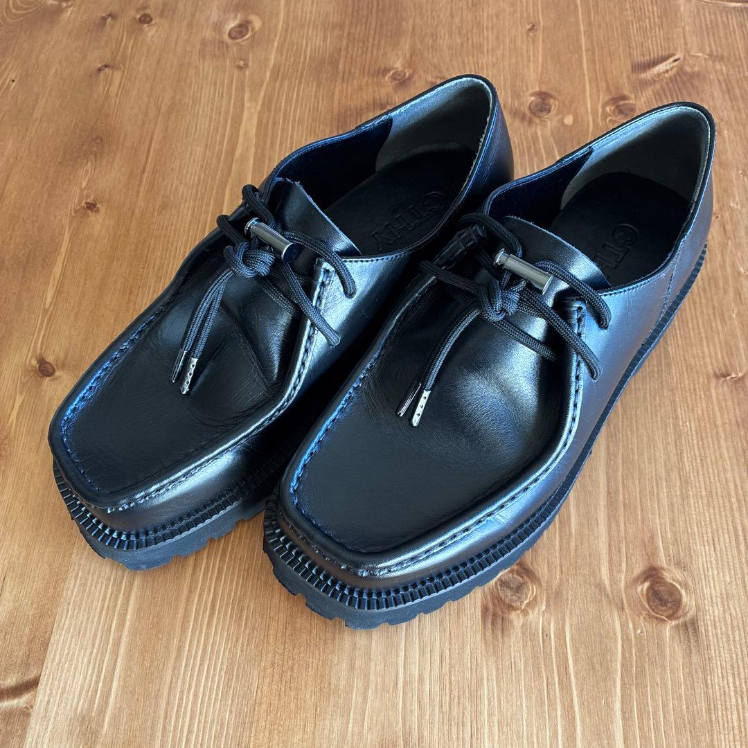 靴 CTHY Annonay TIROLEAN LEATHER DAD SHOES