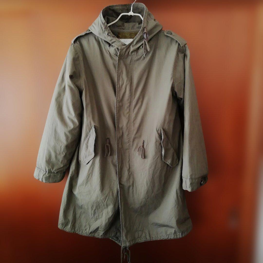 と*も様 ヒューストンオリーブグリーン フード付きパーカ －