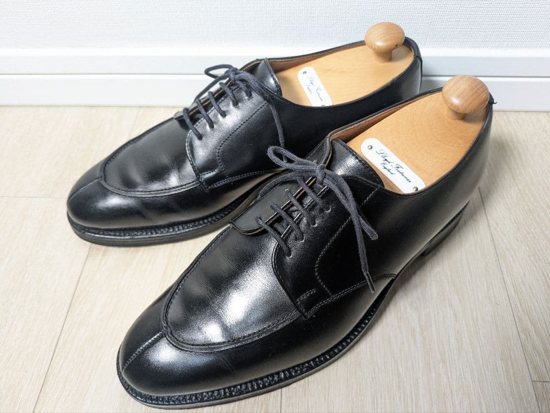 クロケット&ジョーンズ製　ロイドフットウェア　エプロンフロントダービー　UK6E