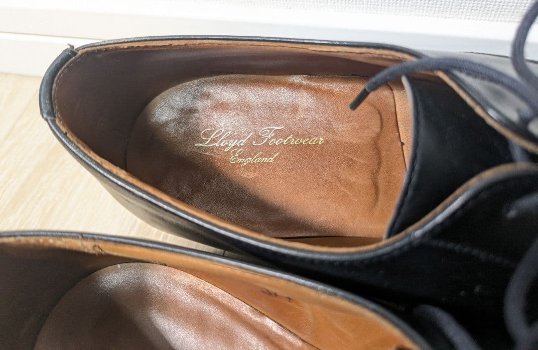 クロケット&ジョーンズ製　ロイドフットウェア　エプロンフロントダービー　UK6E