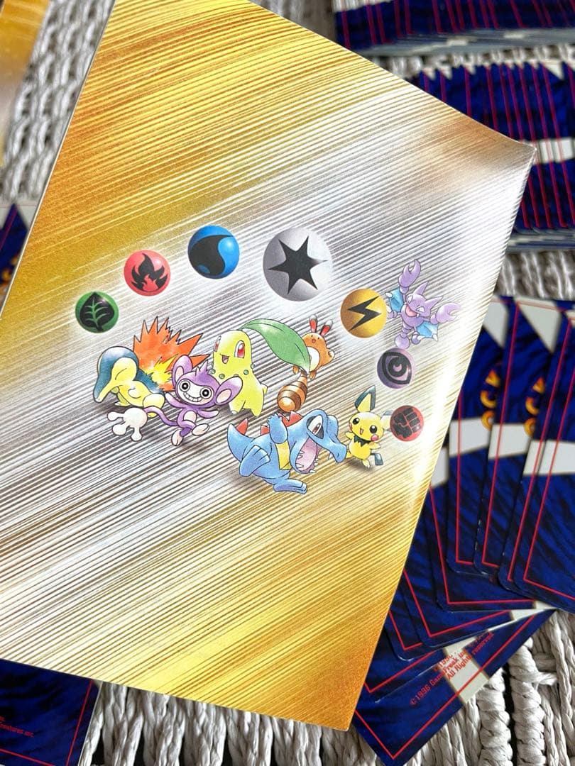 箱・説明書付 ポケモンカード 旧裏 neo 第1弾 スターター キラあり 当時物