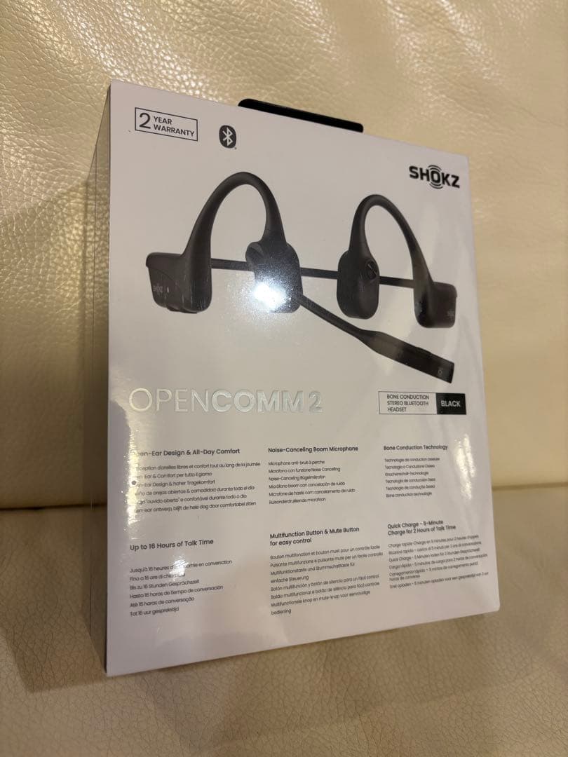 【新品未使用】OPENCOMM2 骨伝導イヤホン