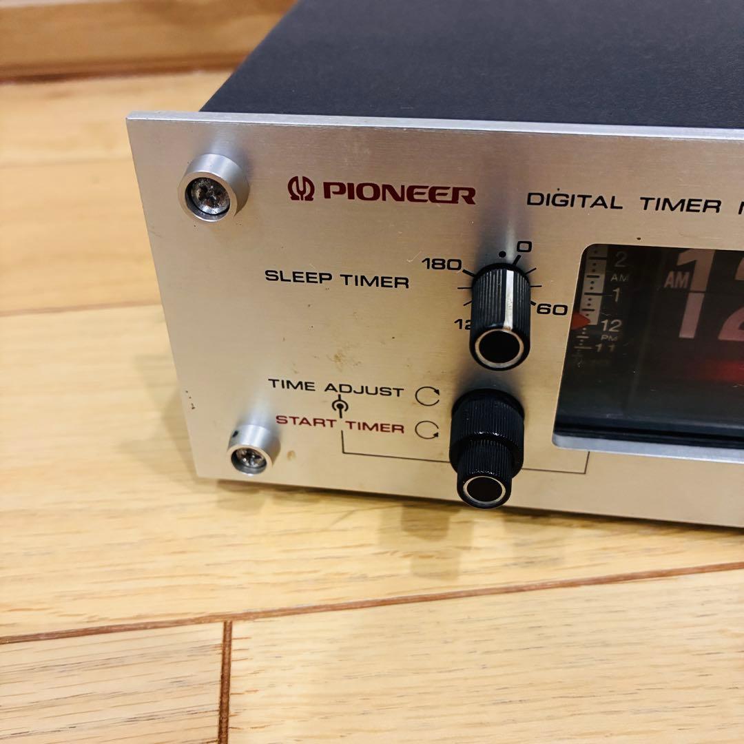 希少 Pioneer PP-215A パタパタ時計 デジタルタイマー レトロ
