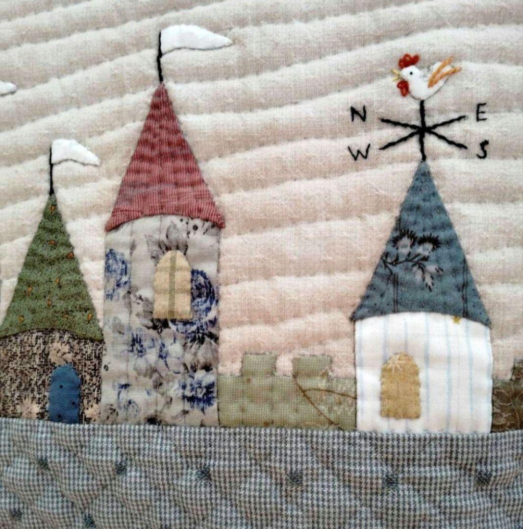 風見鶏の見える街。トートバッグ ハンドバッグ テシゴト雑貨