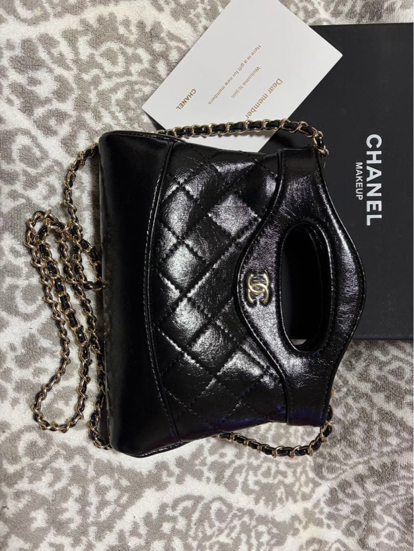 CHANEL MAKEUP キルティング　ショルダー　ハンド　バッグ ノベルティ