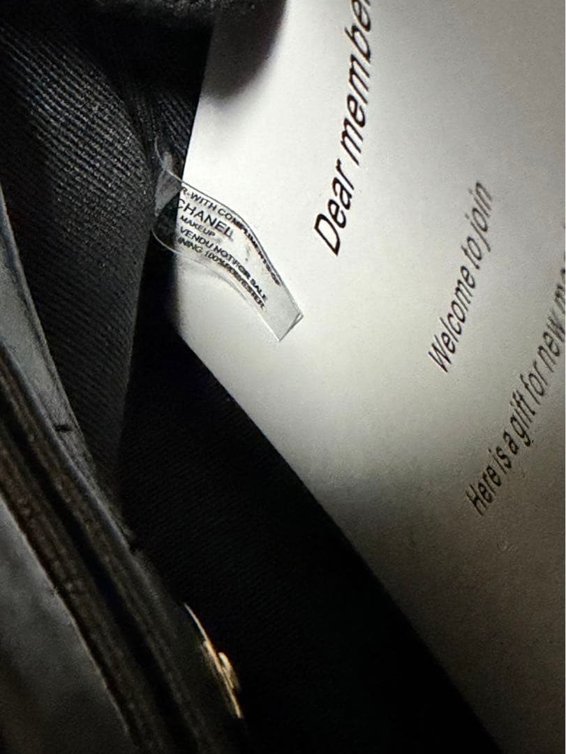 CHANEL MAKEUP キルティング　ショルダー　ハンド　バッグ ノベルティ