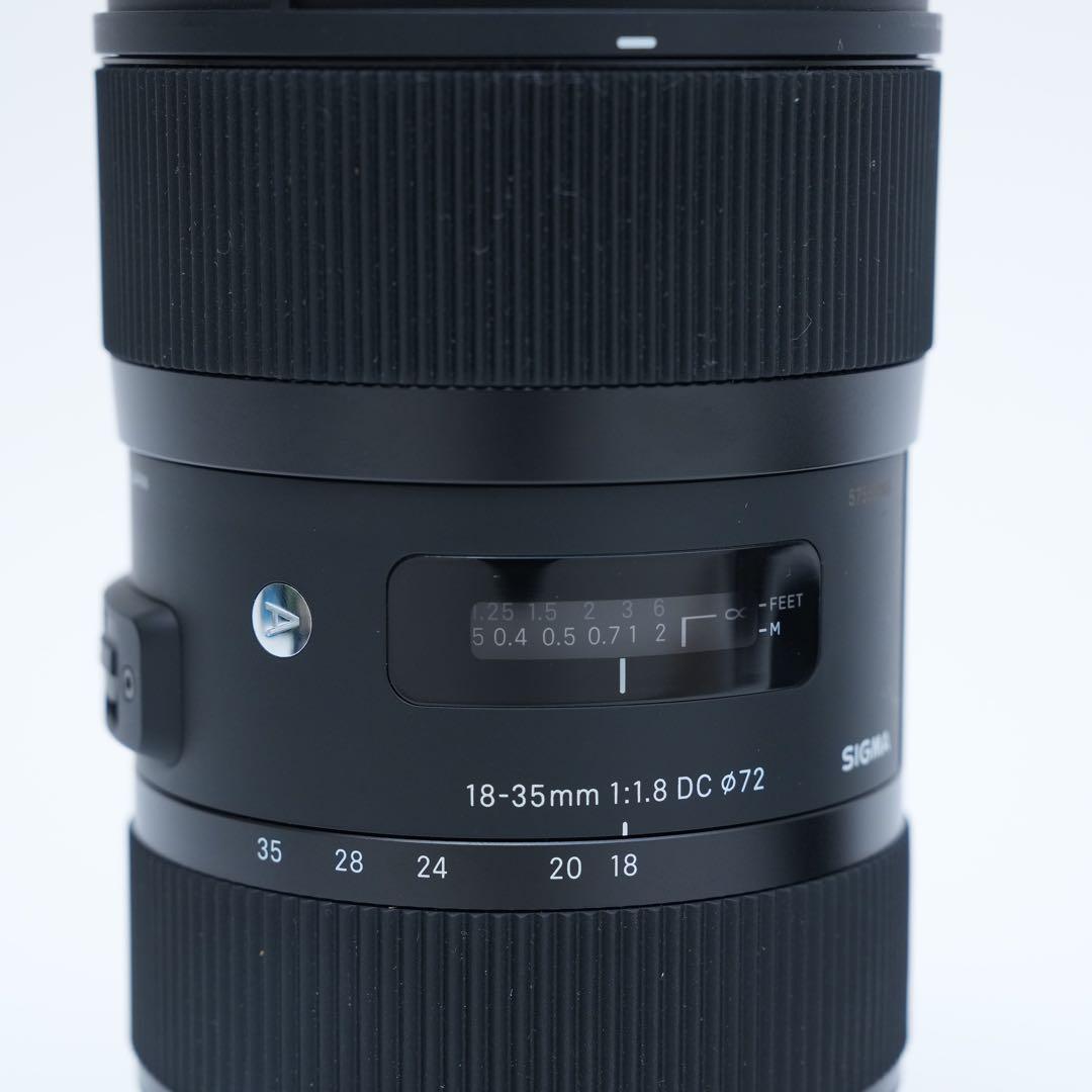 SIGMA 18-35mm F1.8 DC HSM Artレンズ