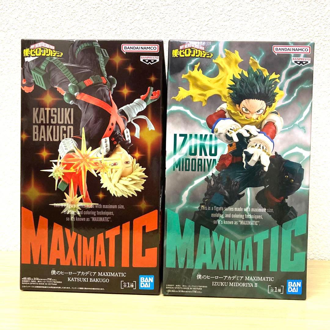 MAXIMATIC 爆豪勝己 & 緑谷出久 2体セット　新品未開封