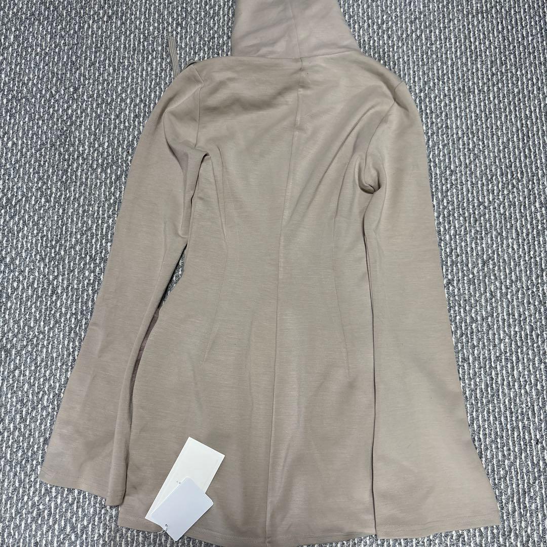 ANDMARY fur pocket mini dress ベージュ 新品未使用