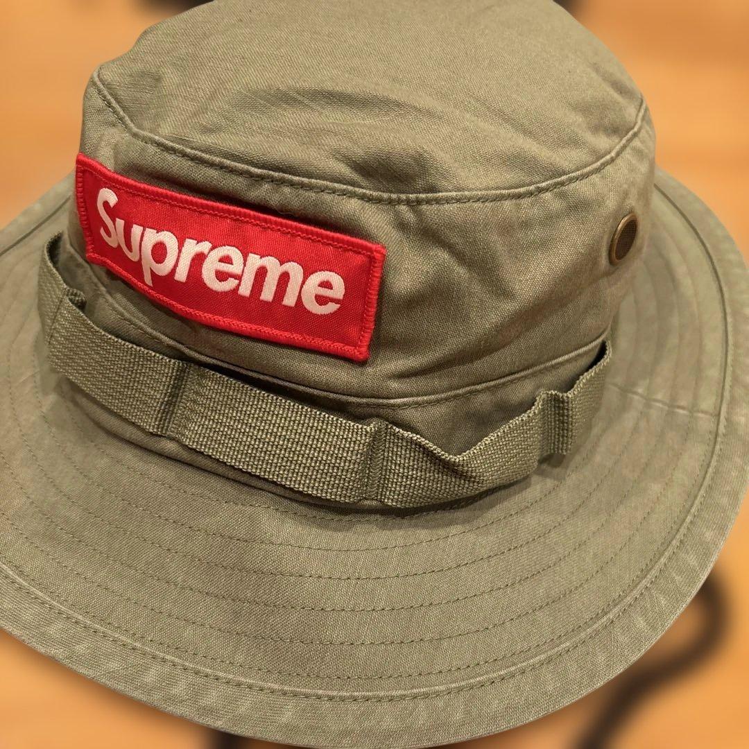 帽子 2024AW supreme Military Boonie Olive M/L