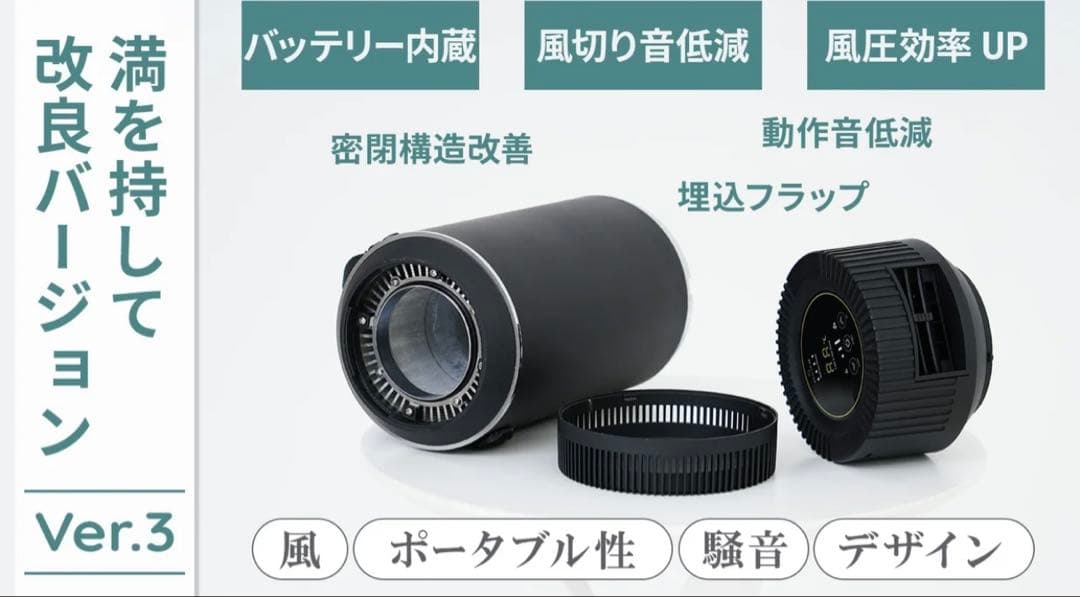 ドライクーラー　ver3 ポータブル冷風機