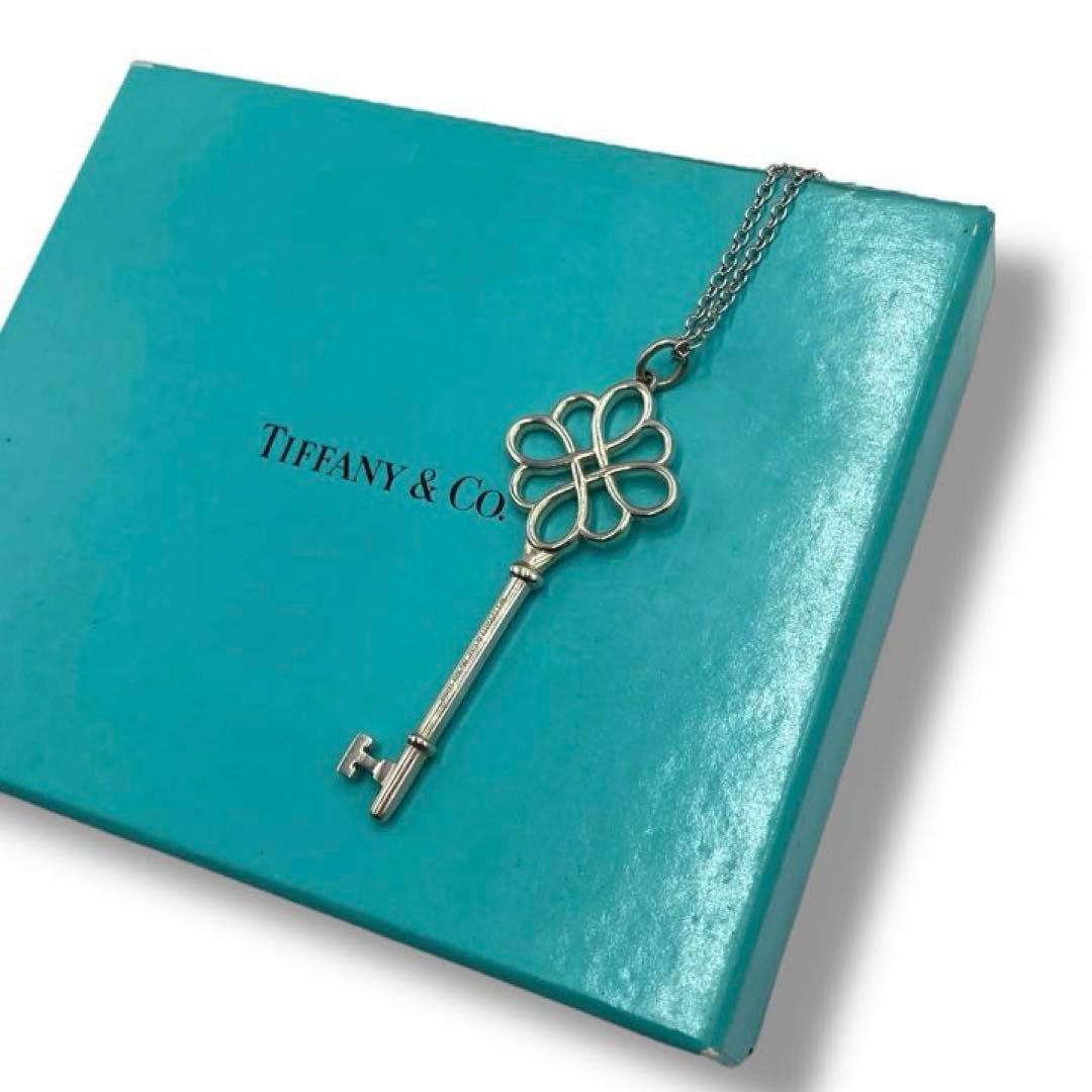 美品 ティファニー ノットキー 鍵 キー ネックレス ビンテージ シルバー925