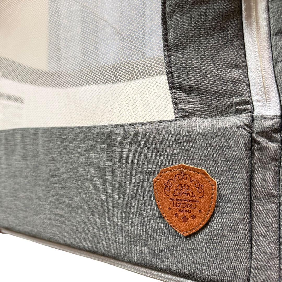 HZDMJ 添い寝ベビーベッド 蚊帳付き 美品 折りたたみ