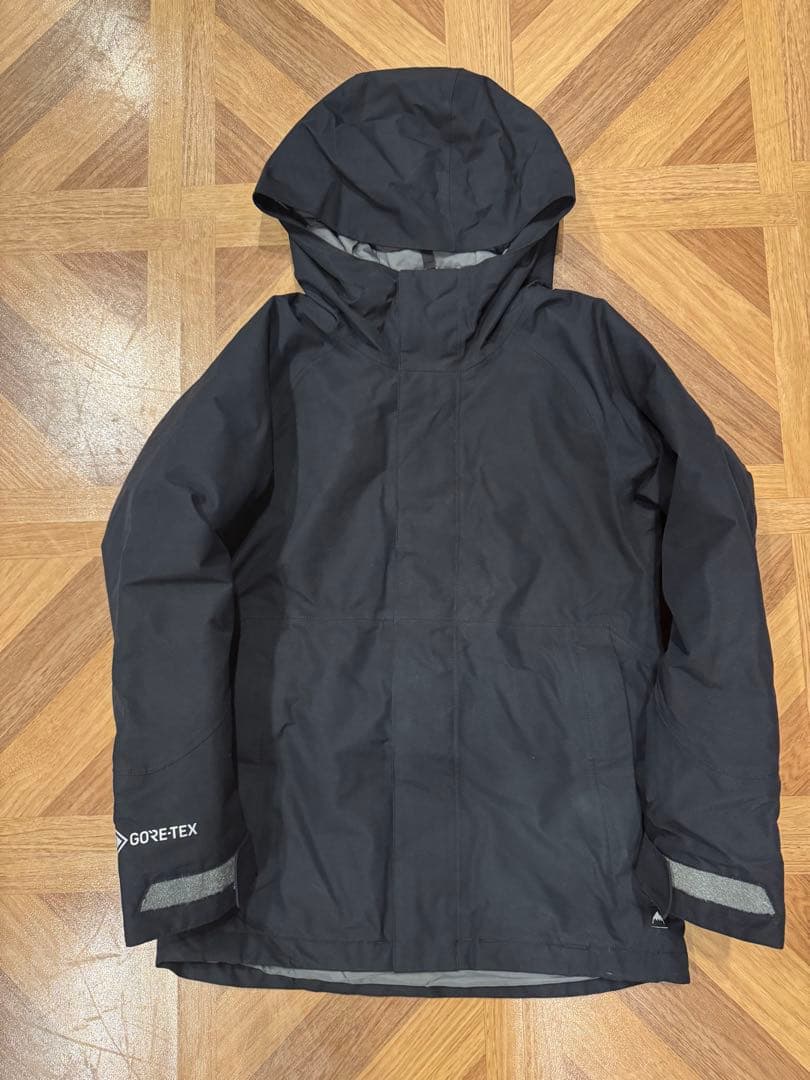 BURTON KIDS GORE-TEX キッズウェア 黒セットアップ Sサイズ