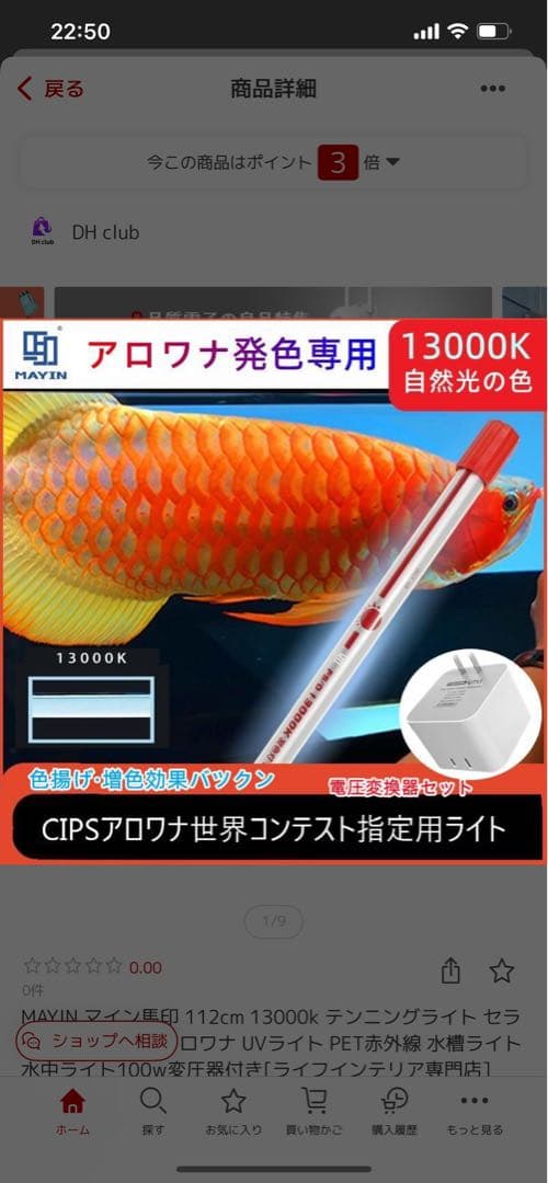 タンニングライト　マイン　馬印