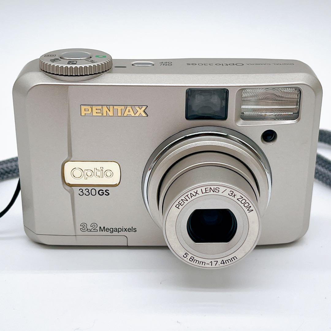 【美品】PENTAX Optio 330 GS 単三電池仕様 デジタルカメラ