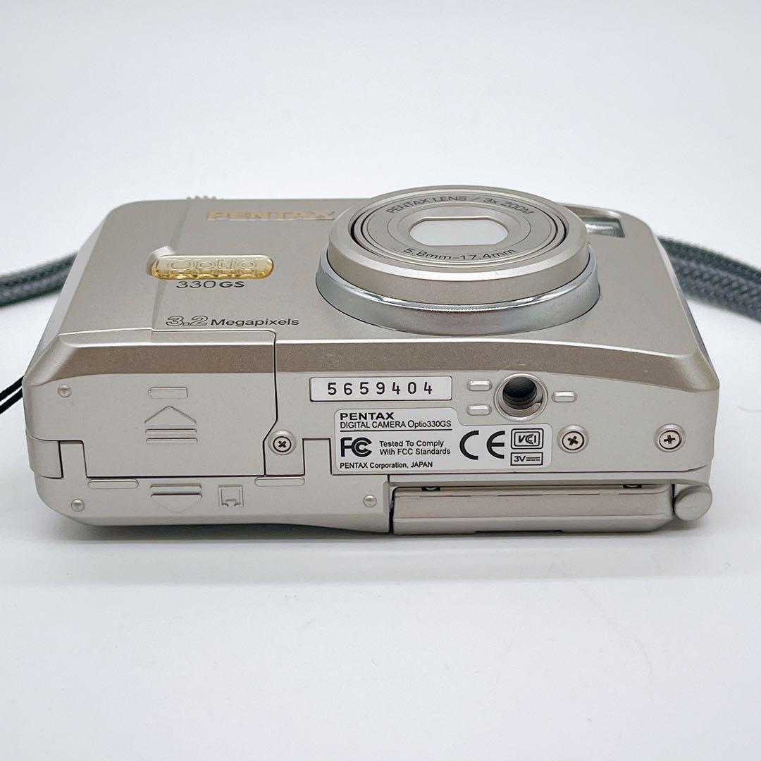 【美品】PENTAX Optio 330 GS 単三電池仕様 デジタルカメラ