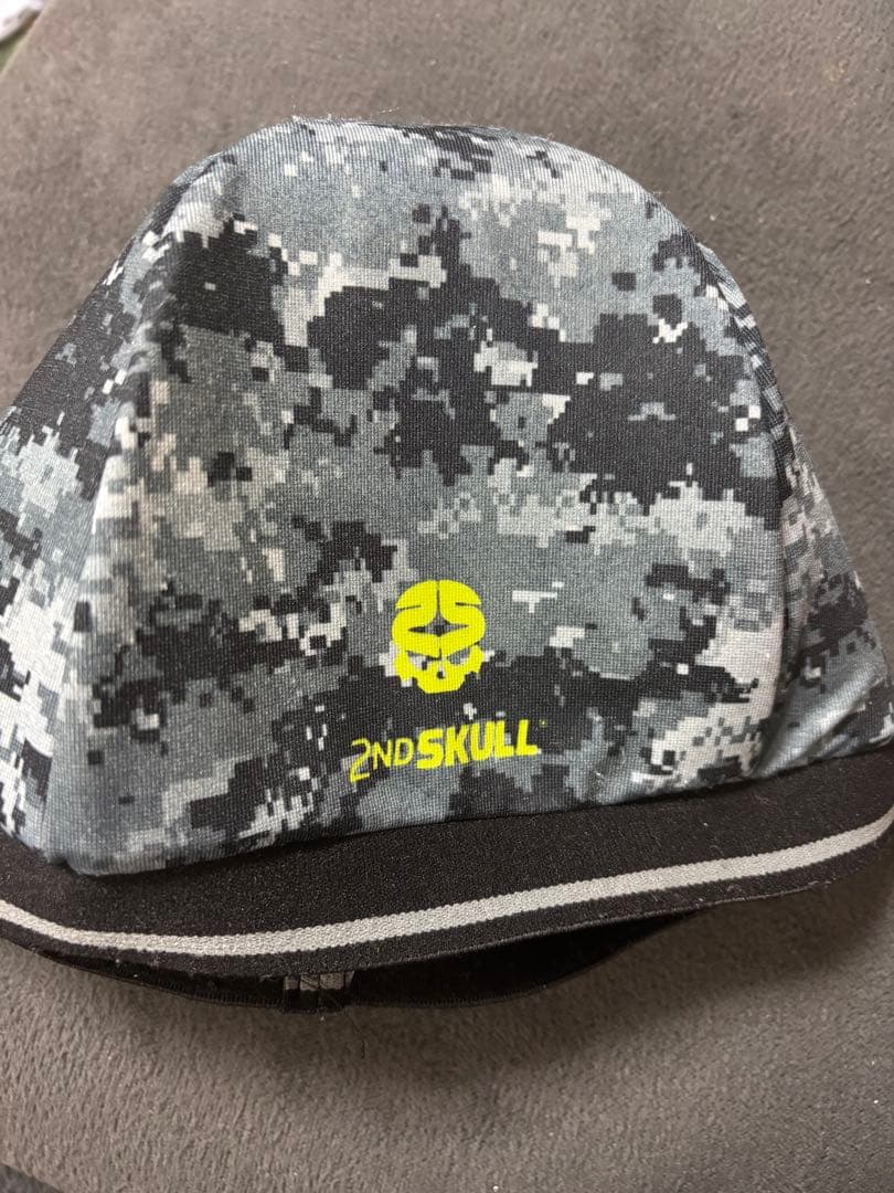 未使用セカンドスカルキャップカモ柄インナーキャップ サイズ TEEN/ADULT