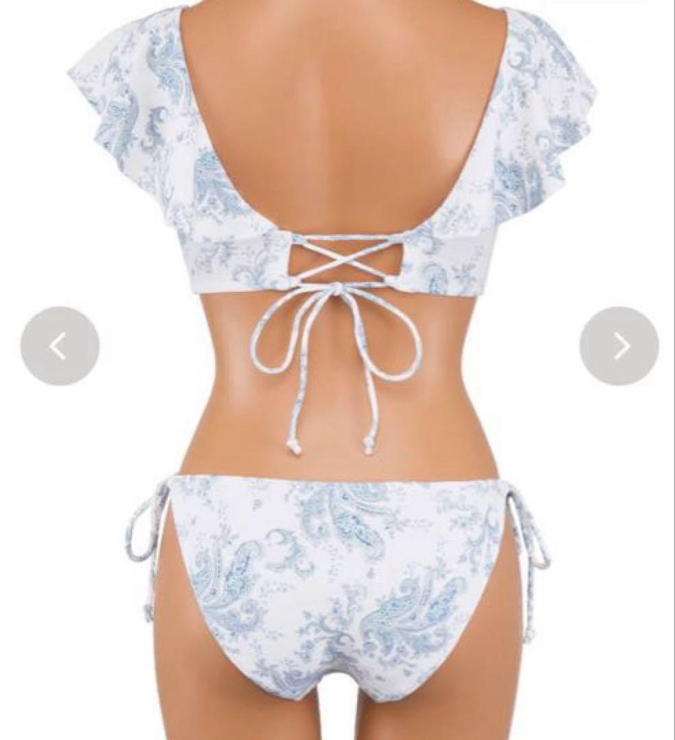 サンアイリゾート水着　三愛楽園ビキニ　フリル付き水着