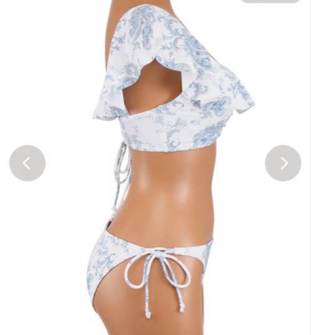 サンアイリゾート水着　三愛楽園ビキニ　フリル付き水着