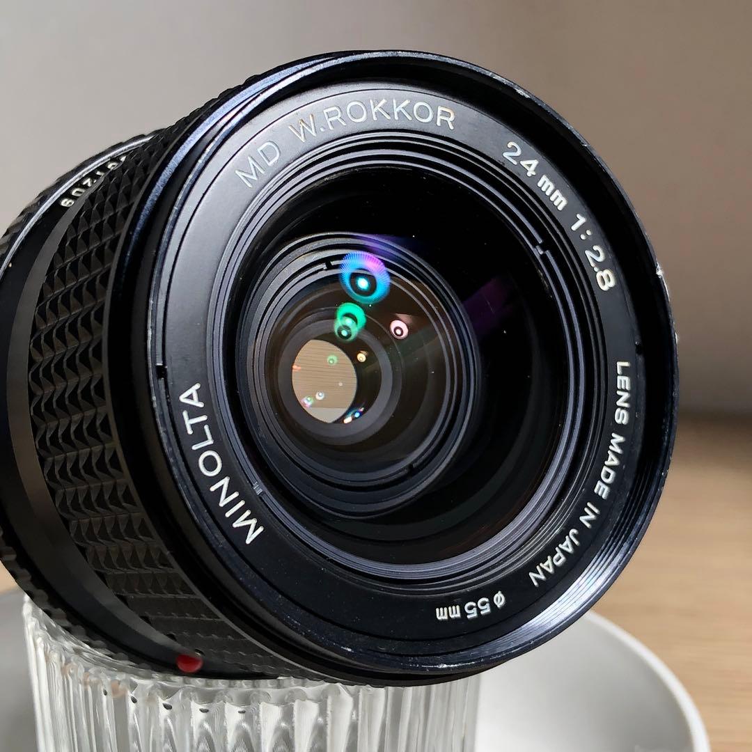 レンズ(単焦点) MINOLTA MD W.ROKKOR 24mm f2.8