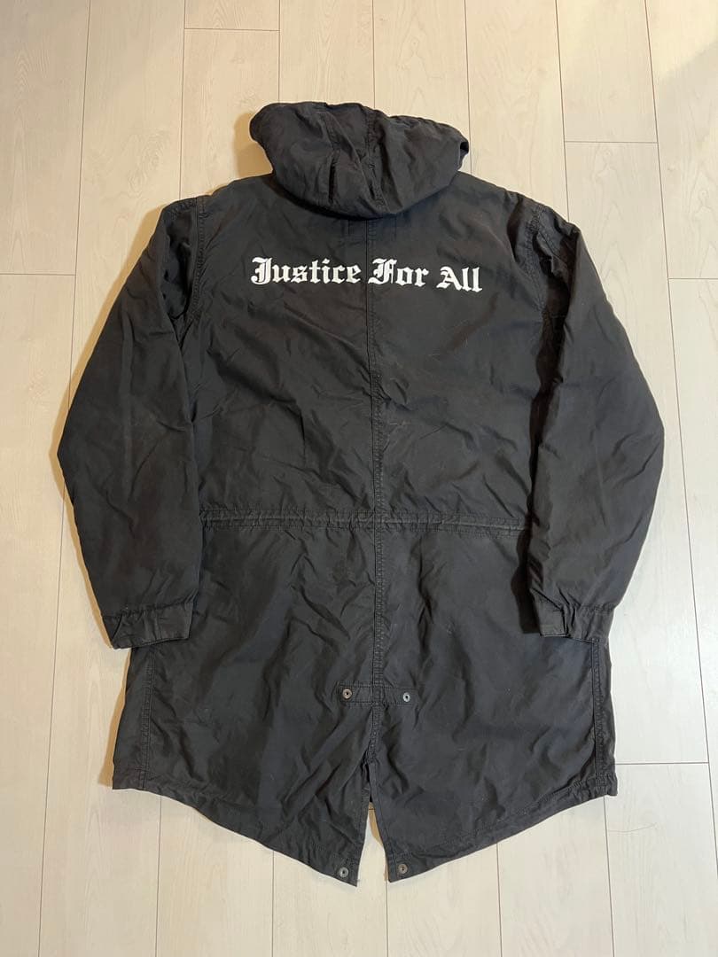 Supreme fishtail parka ブラック モッズコート