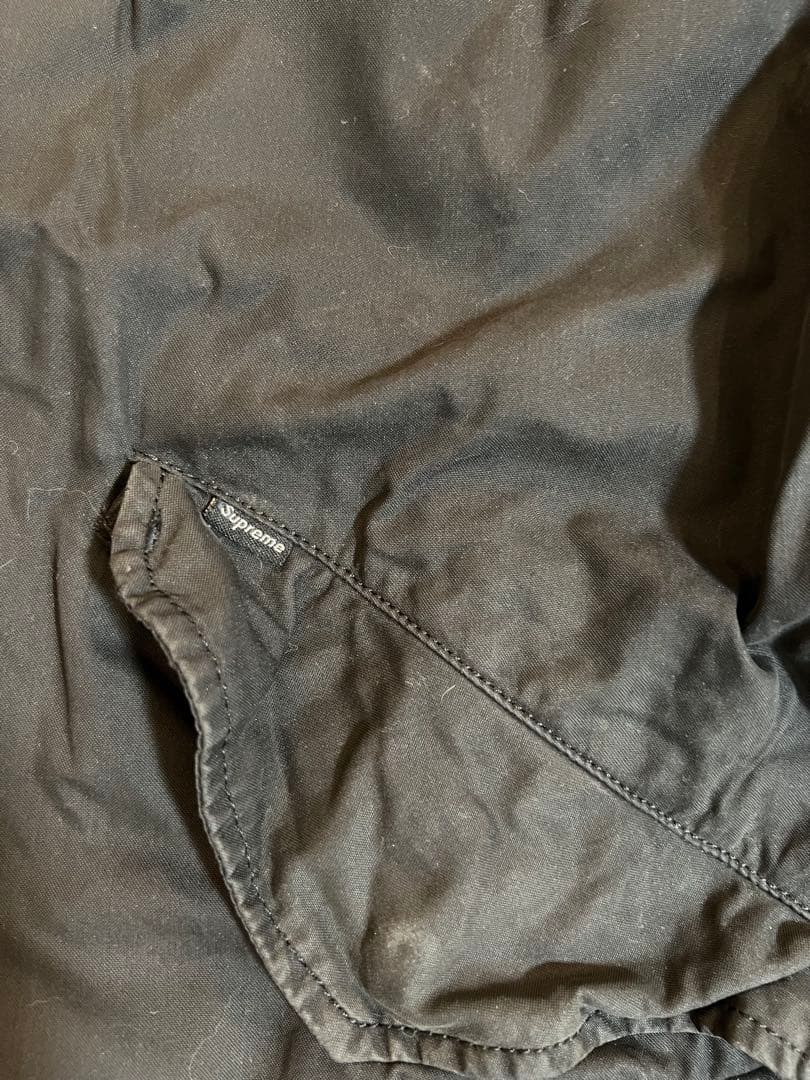 Supreme fishtail parka ブラック モッズコート