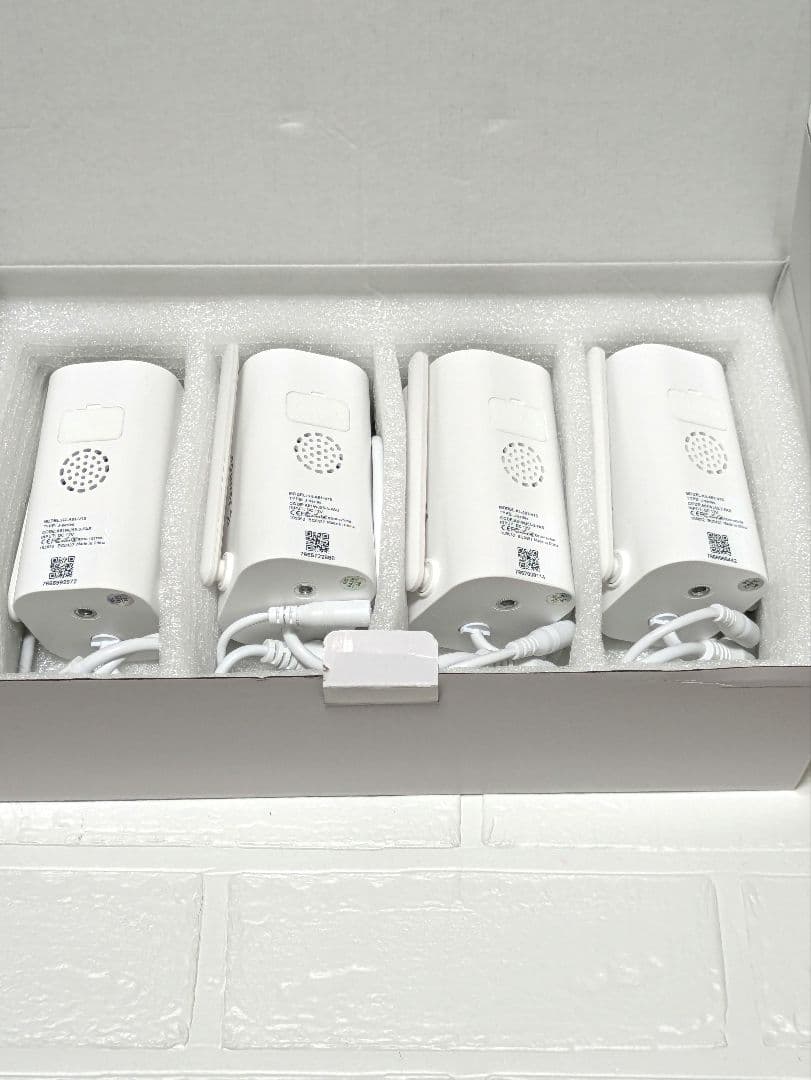 500万画素 防犯カメラ 4台セット 屋外 IP66防水防塵 超高画素 モニター