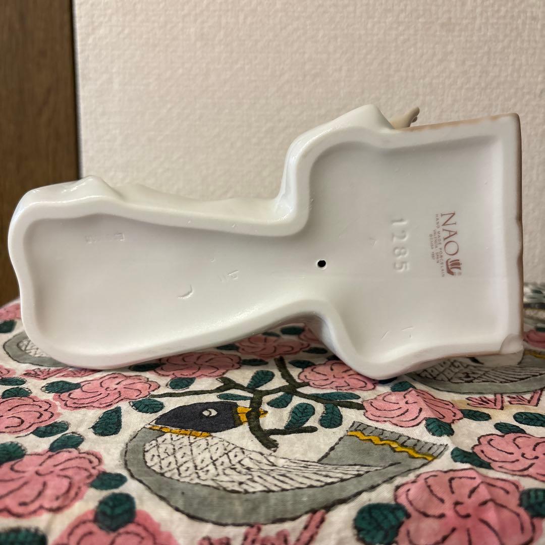 【美品】リヤドロ NAO 陶器 人形　一緒にお勉強