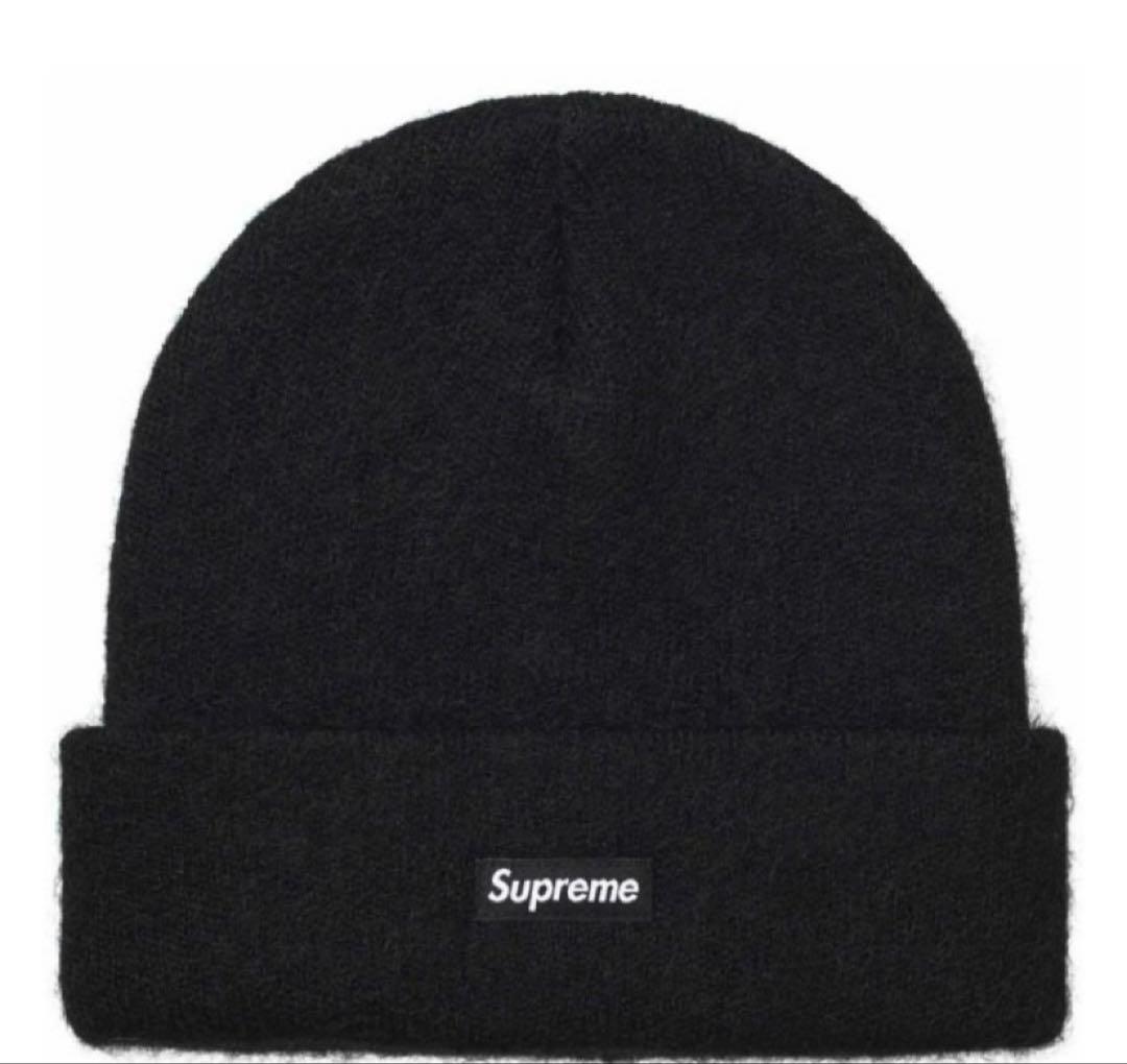 Supreme Mohair Beanie Black 黒