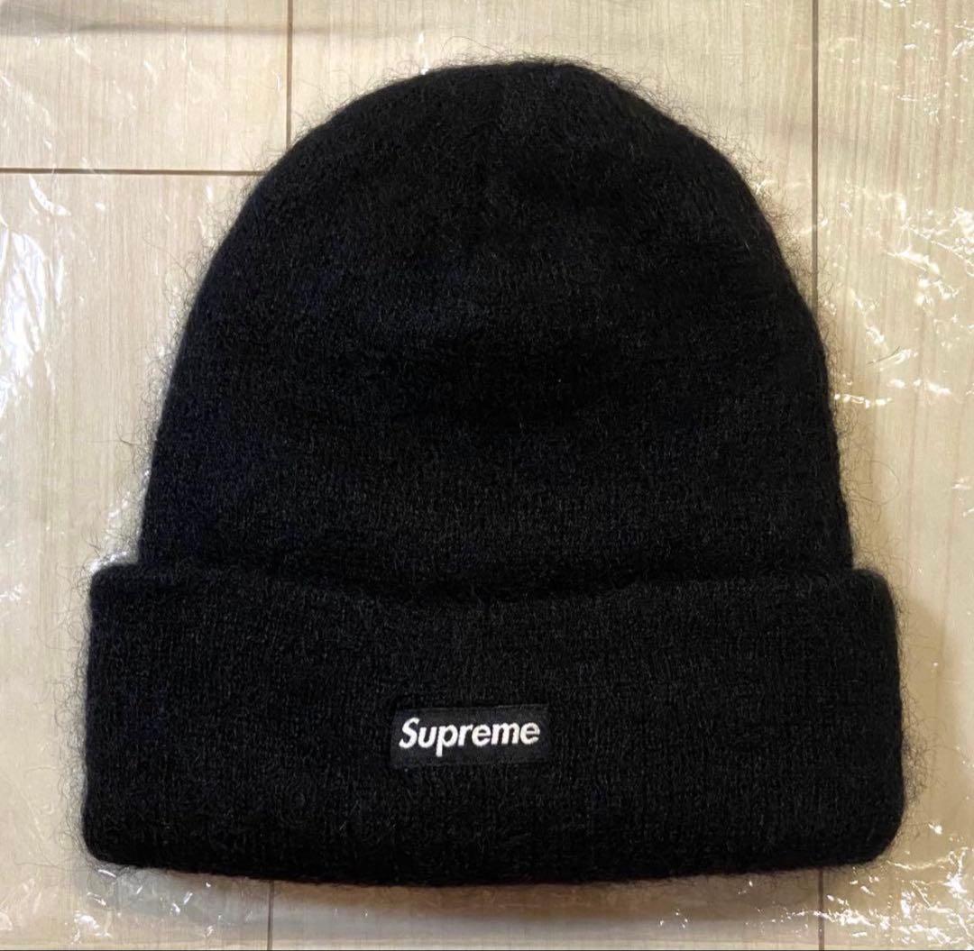 Supreme Mohair Beanie Black 黒