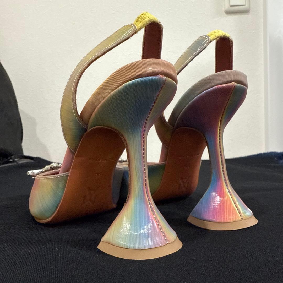 AMINA MUADDI35グラデーション ビジューミュール新品半額以下