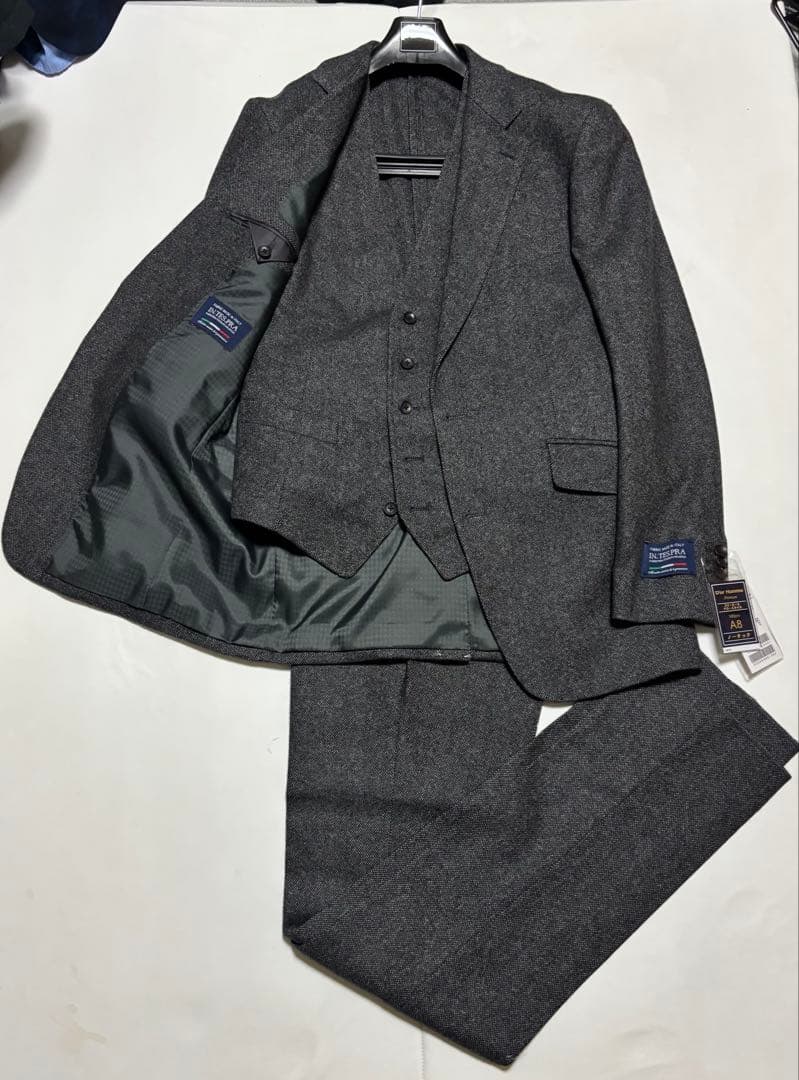 D'or Homme ドームオム　スリーピーススーツ　ウール　A8