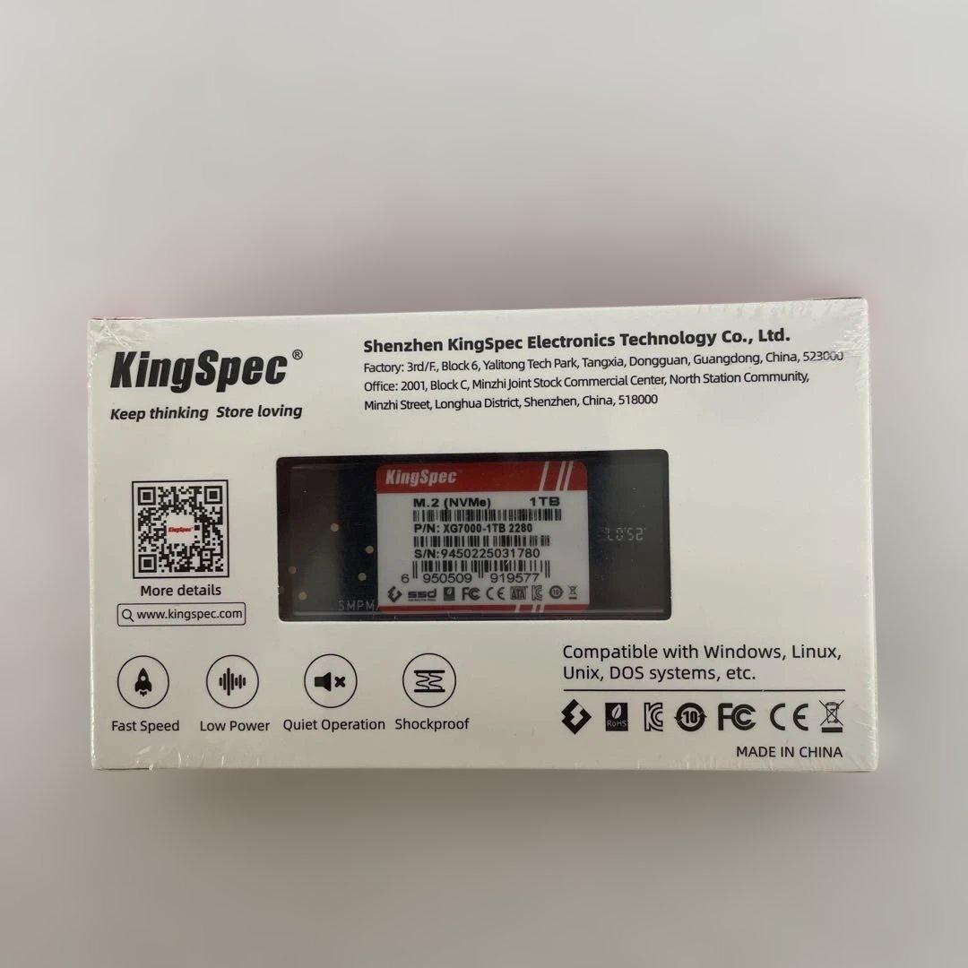 内蔵型SSD 12199 KingSpec XG7000 1TB SSD