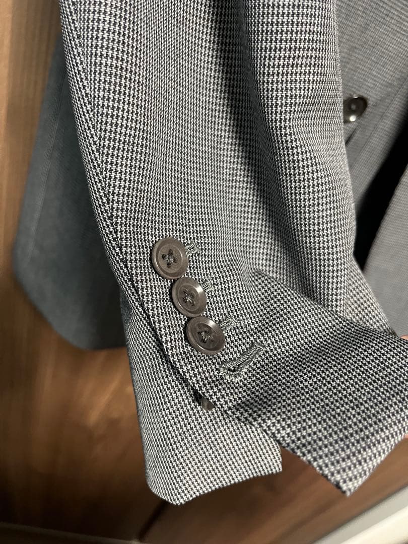 k　リングヂャケット テーラード ジャケット ハウンドトゥース　サイズ44