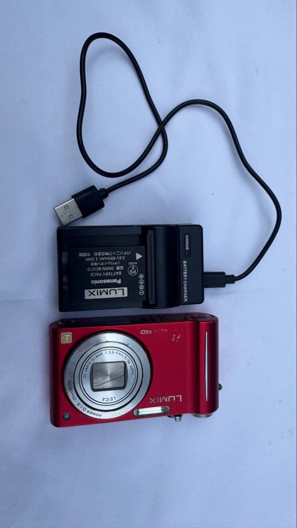 LUMIX コンパクトデジタルカメラ レッド