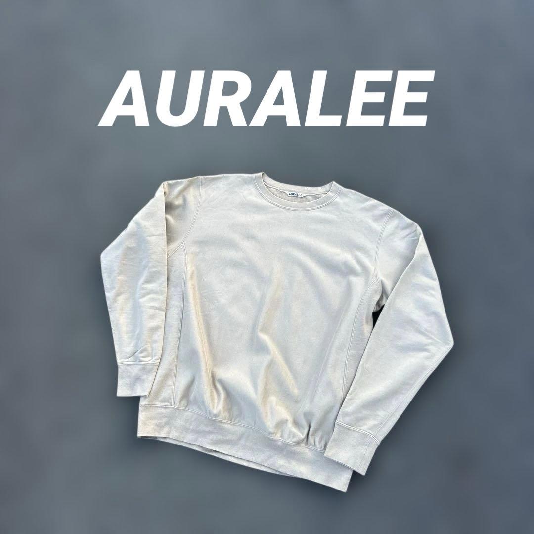 即完品 AURALEE 2018aw SUPER HIGHGAUGE SWEAT