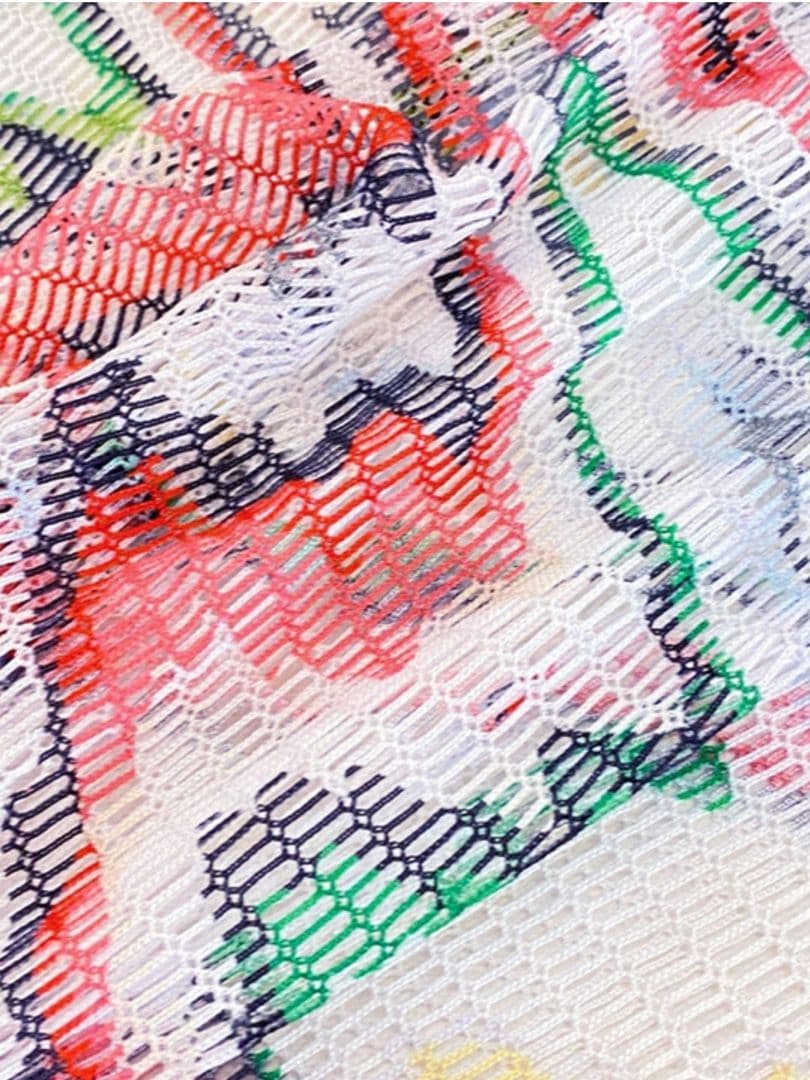 定価13.7万 ミッソーニ マルチカラー メッシュ生地フレアパンツ ワイドパンツ