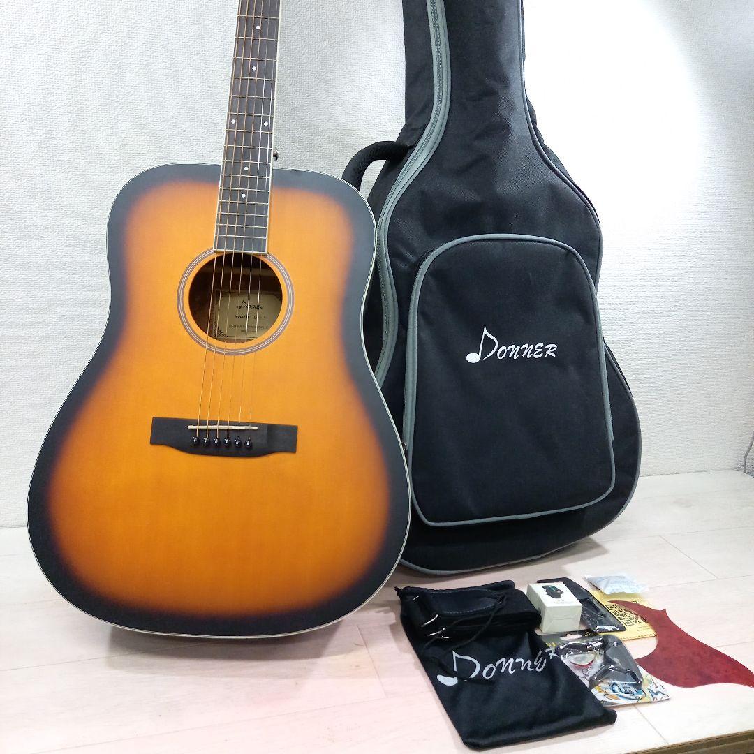 美品◎Donner アコースティックギター DAG-1S サテンサンバースト