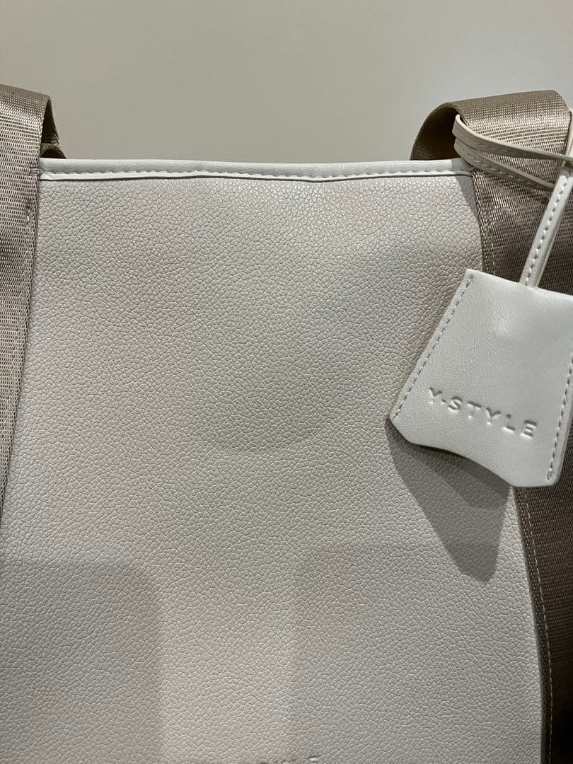 Y-STYLE 魔法の収納トートバッグ Mサイズ　ホワイト