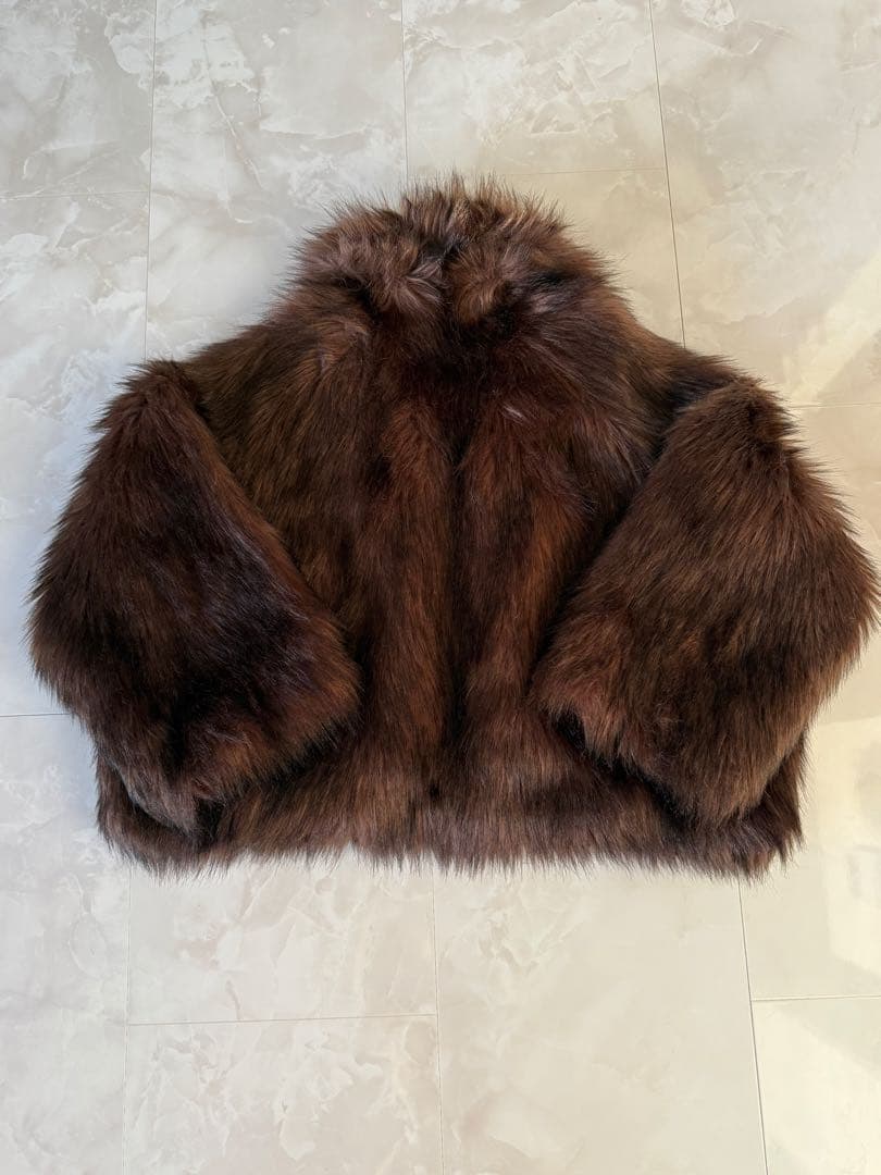 【未使用品】leinwande Vegan Fur Jacket / Brown