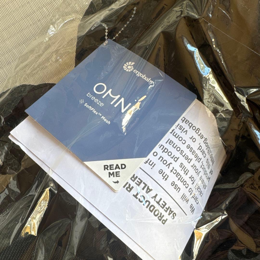 新品未使用 エルゴベビーオムニ360 クールエア　ブラック　抱っこ紐