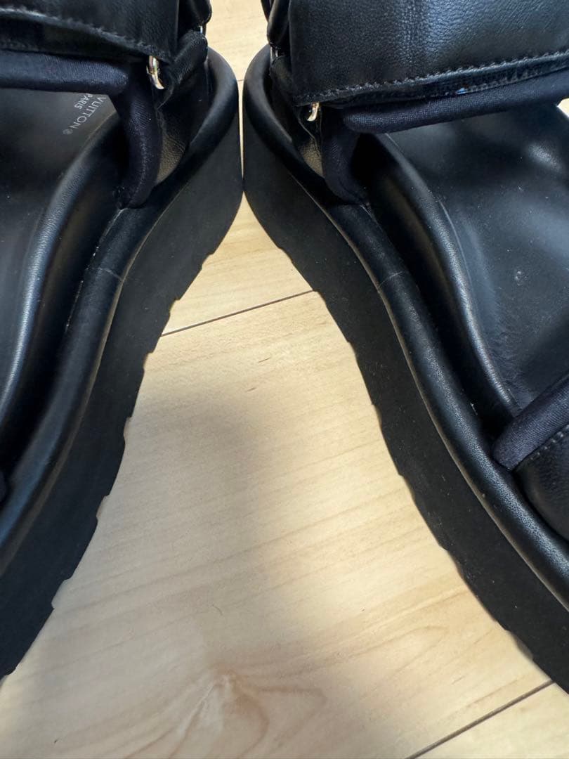 ルイヴィトン　プールピローライン　サンダル24cm厚底