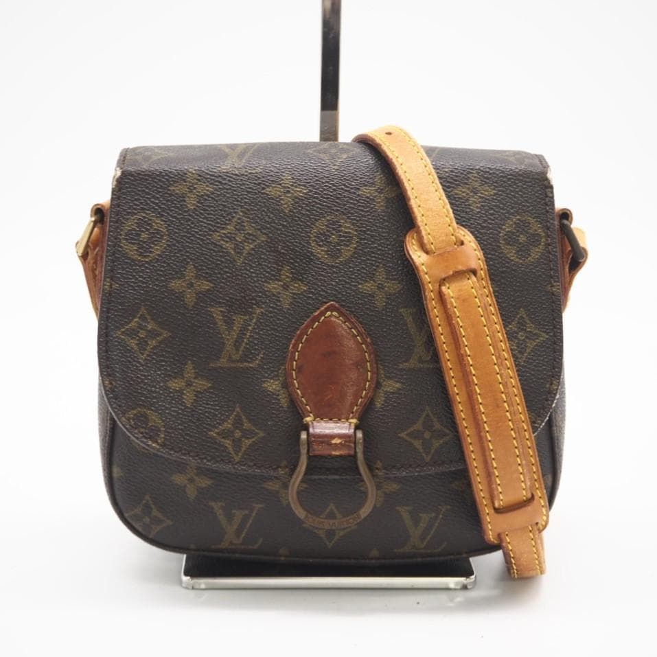LOUIS VUITTON ショルダーバッグ サンクルーMM ブラウン ベージュ